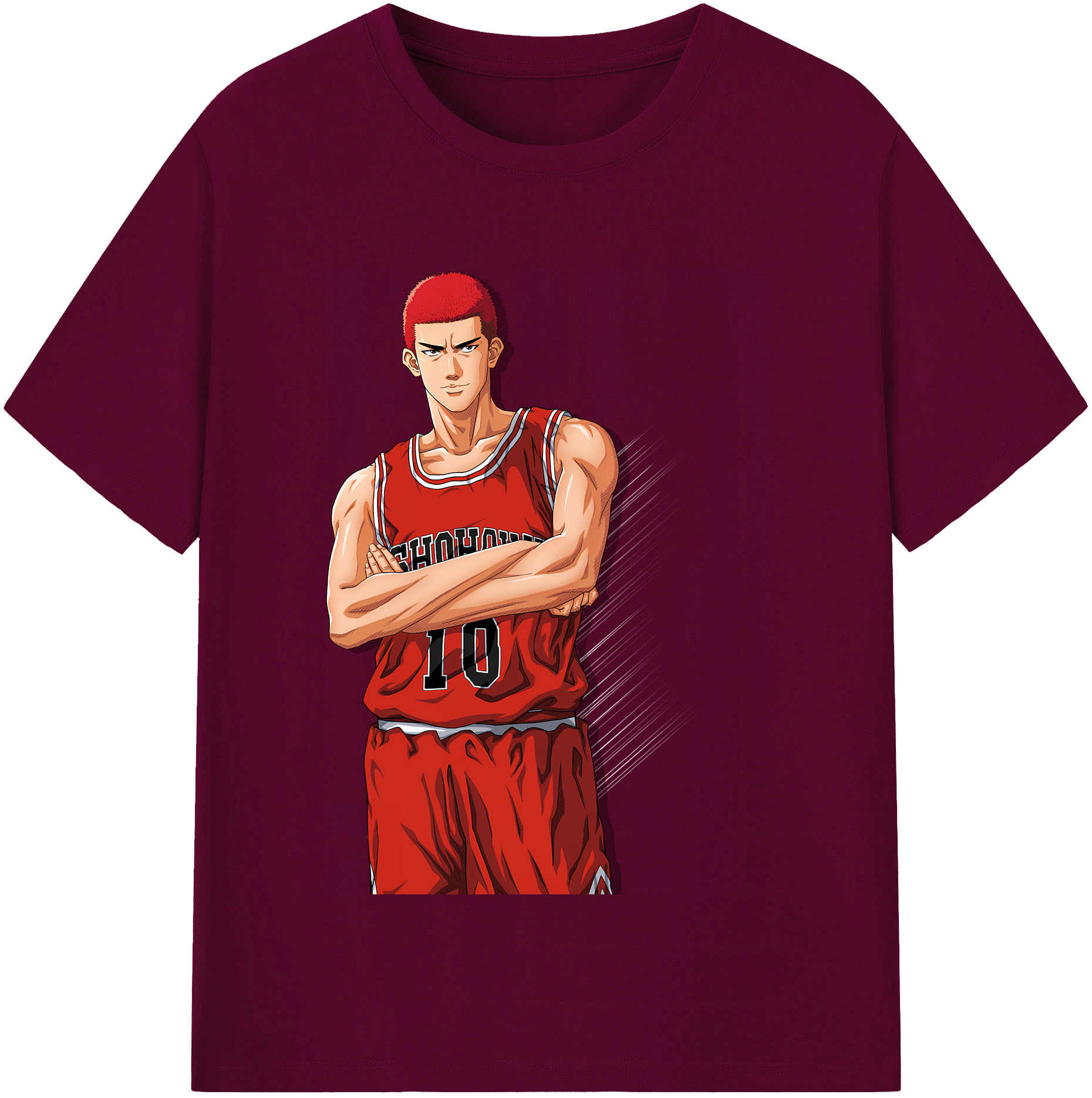 （画像用） SLAM DUNK／スラムダンク レディースカジュアルプリントTシャツ（綿100％）